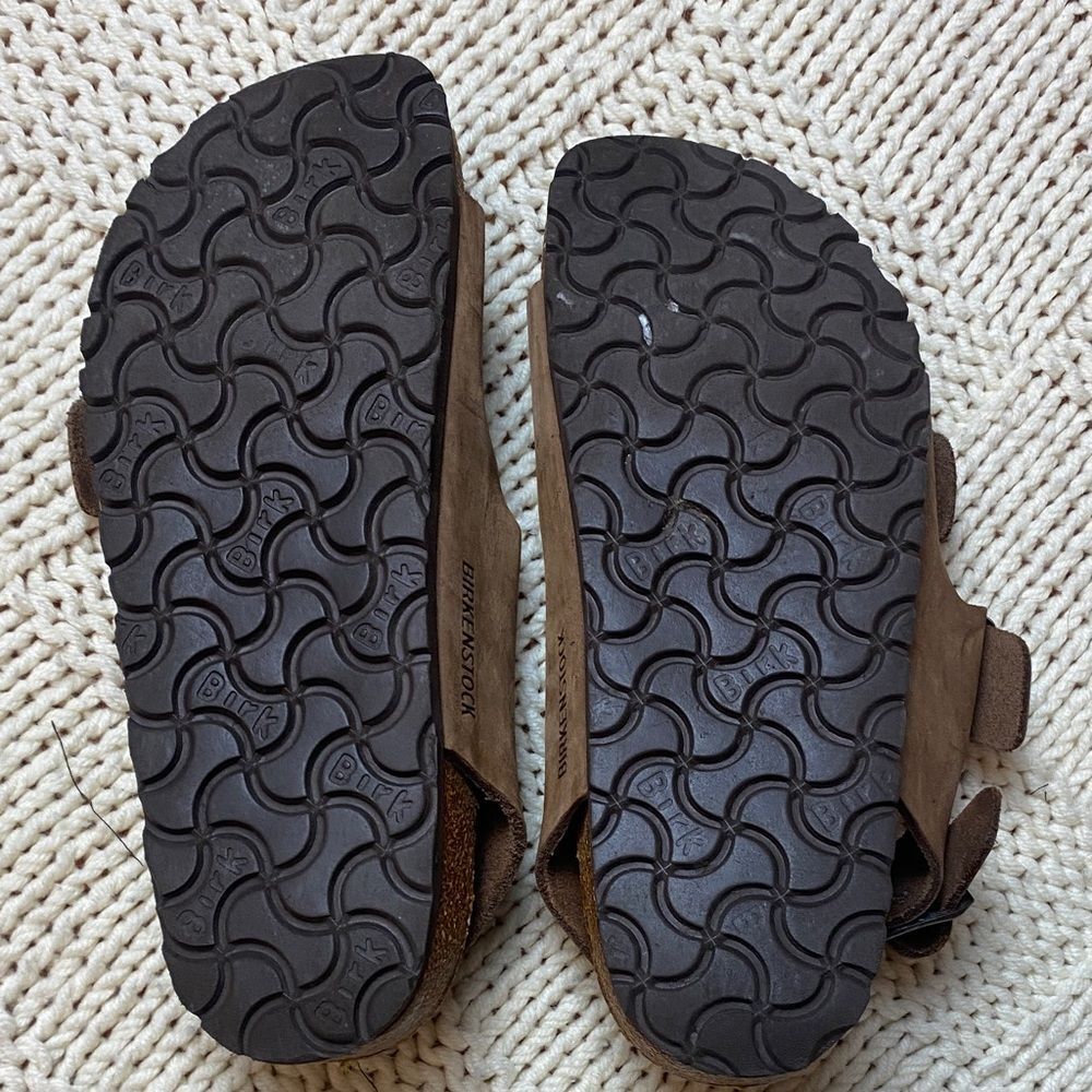 Birkenstock Milano Sandals Heel Strap Brown Size 7 (38) - Picture 10 of 10